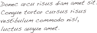 Donec arcu risus...